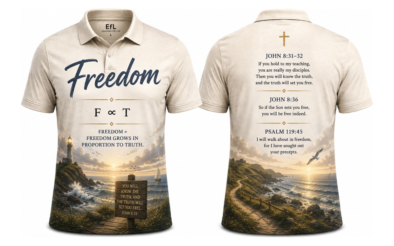 Freedom golf shirt in Cream