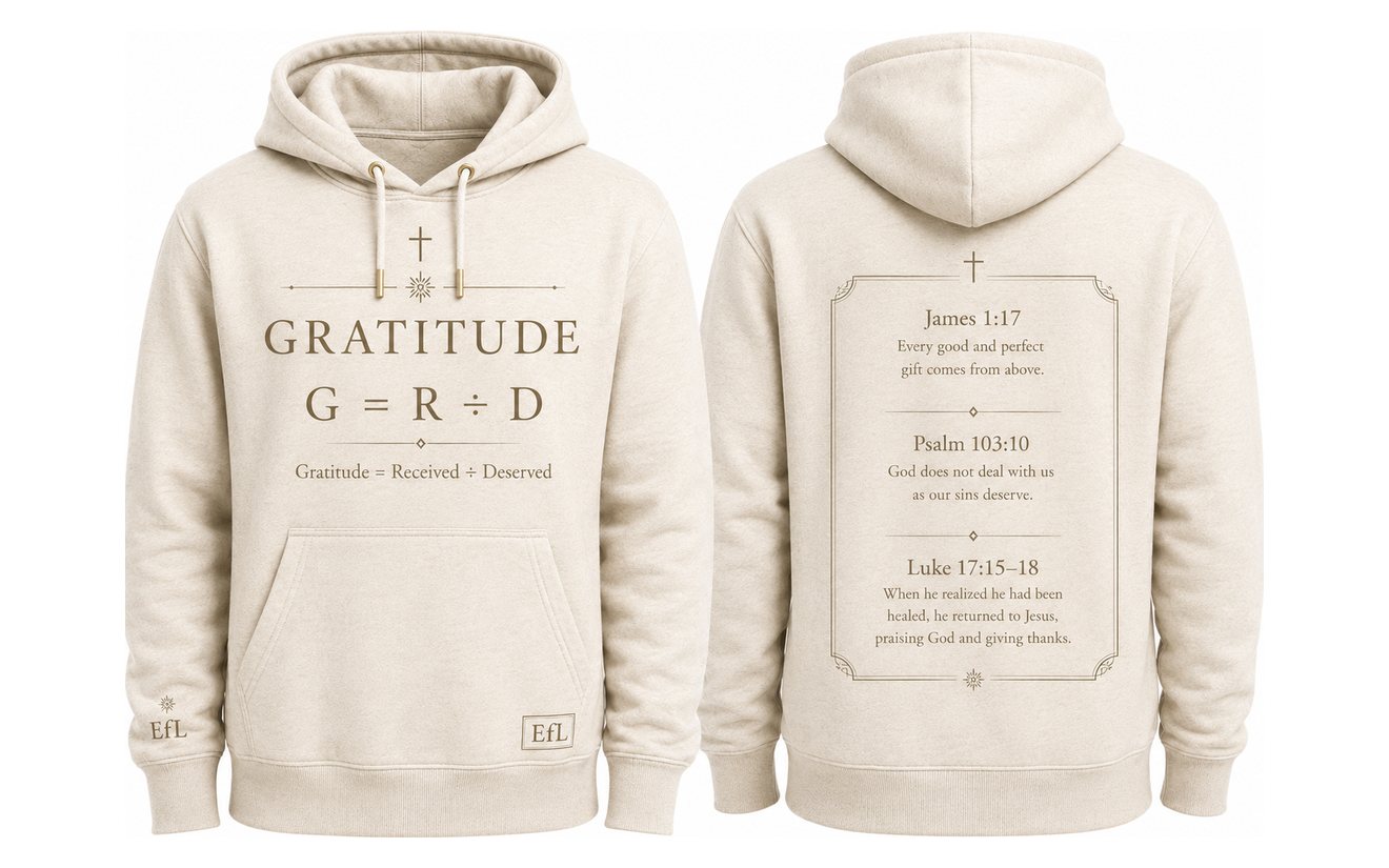 Gratitude Collector Hoodie in Oatmeal
