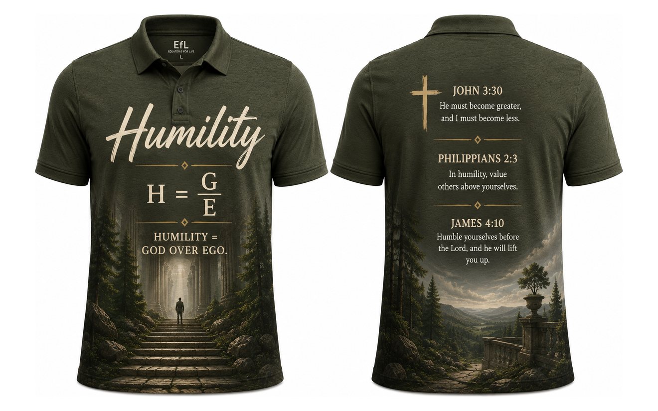 Humility golf shirt in Olive