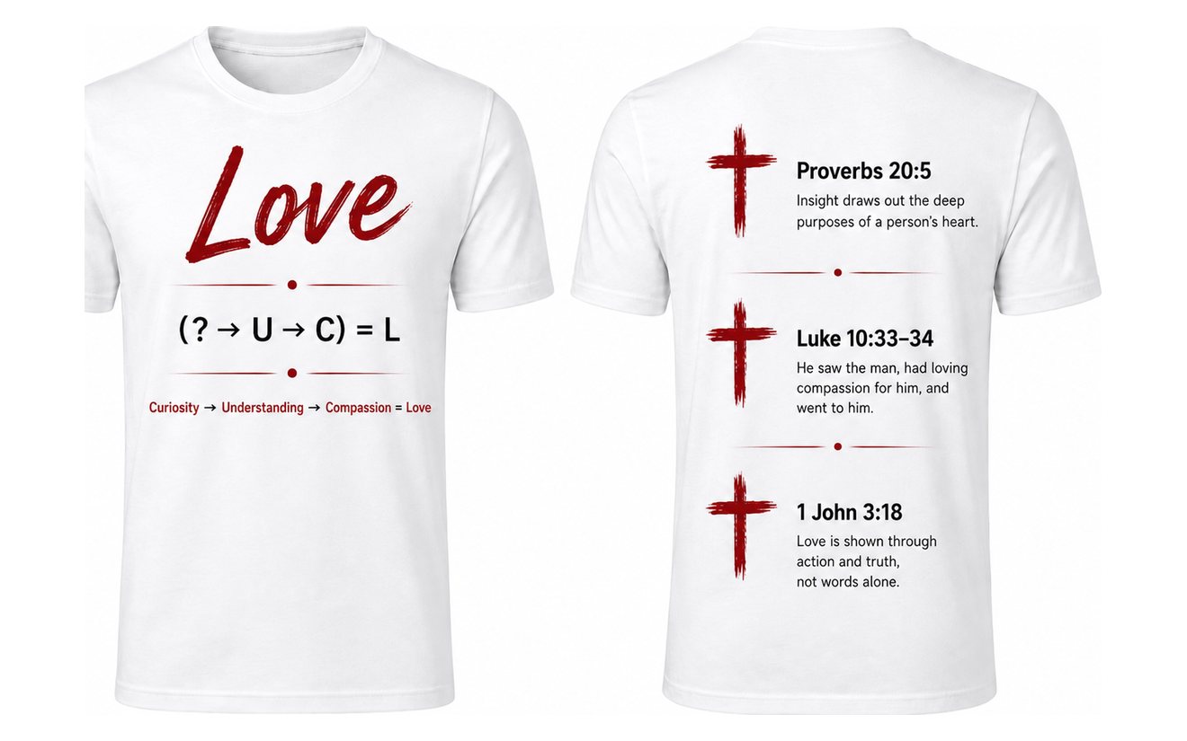 Love tee in White