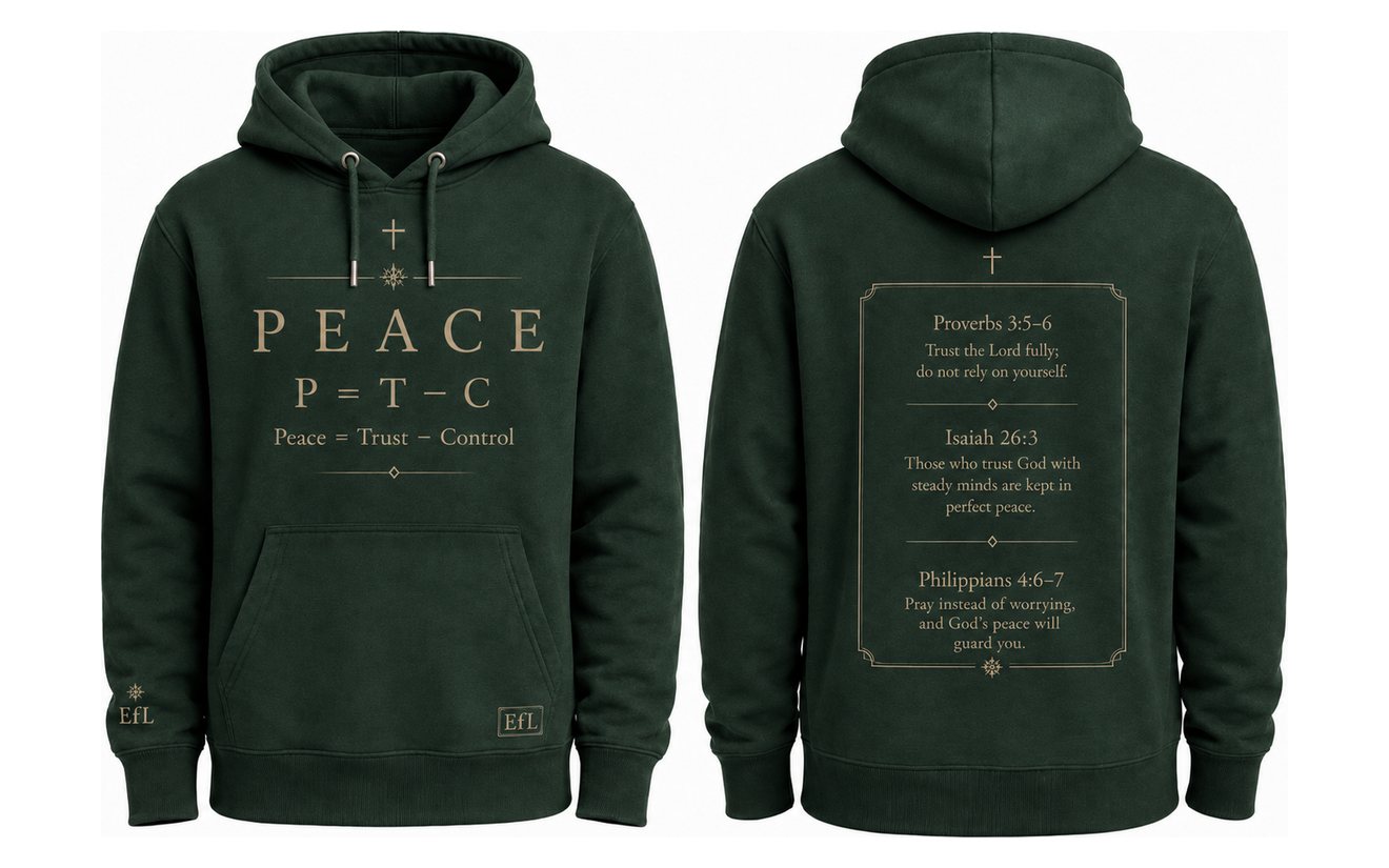 Peace Collector Hoodie in Deep Forest